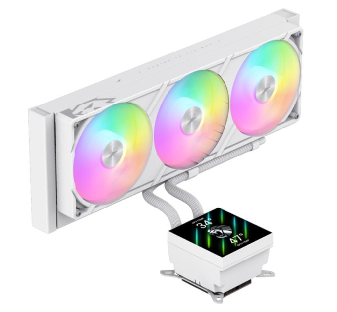 Система рідинного охолодження  Gamemax GLACIER 360 LCD WH