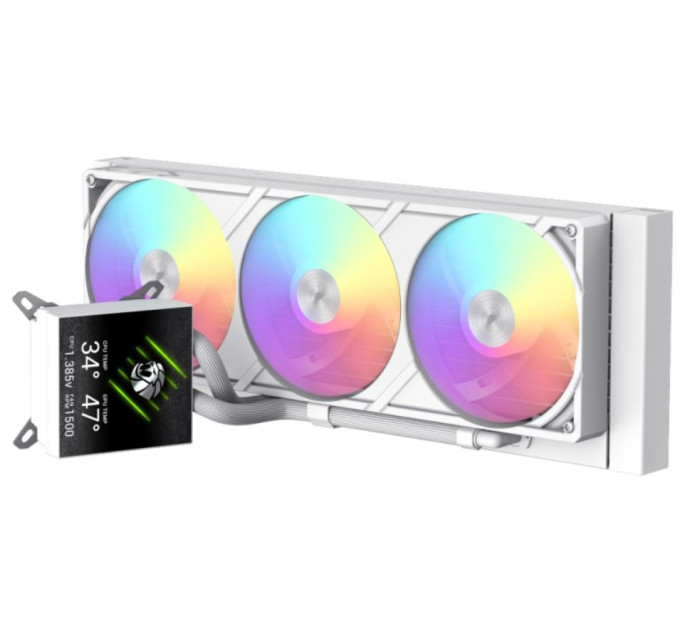 Система рідинного охолодження  Gamemax GLACIER 360 LCD WH