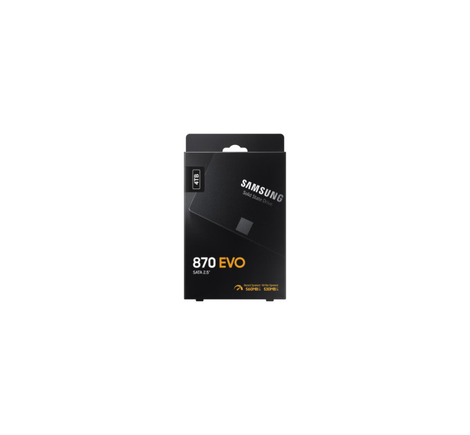 Твердотільний запам’ятовувальний пристрій накопичувач (SSD) SATA2.5" 4TB 6GB/S 870 EVO MZ-77E4T0B/EU SAMSUNG