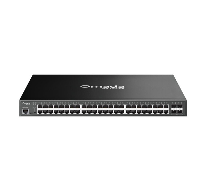 JetStream 48-портовий гігабітний керований комутатор з 48 портами PoE+ та 4 портами 10GE SFP+ L2, SG3452XP TP-LINK