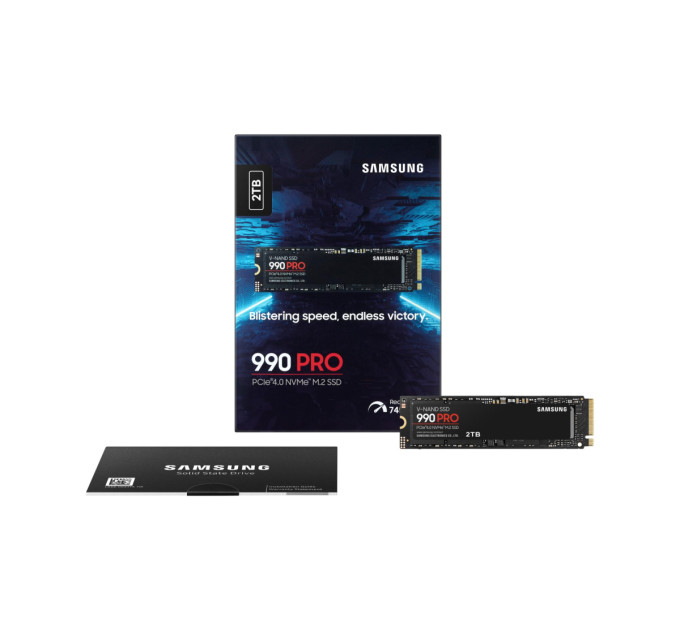 Твердотільний запам’ятовувальний пристрій накопичувач (SSD) G4 M.2 NVME 2TB 990 PRO MZ-V9P2T0BW SAMSUNG