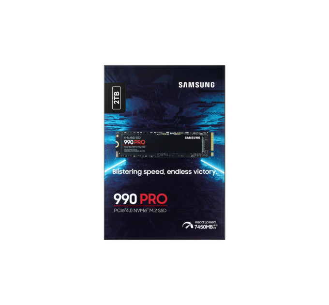 Твердотільний запам’ятовувальний пристрій накопичувач (SSD) G4 M.2 NVME 2TB 990 PRO MZ-V9P2T0BW SAMSUNG