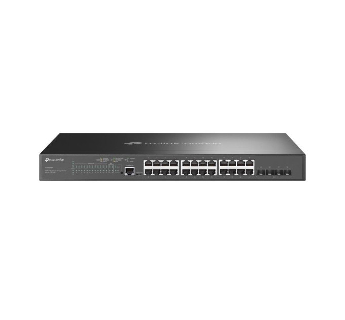 JetStream 28-портовий гігабітний L2 керований комутатор з 24 портами PoE+, SG3428MP TP-LINK