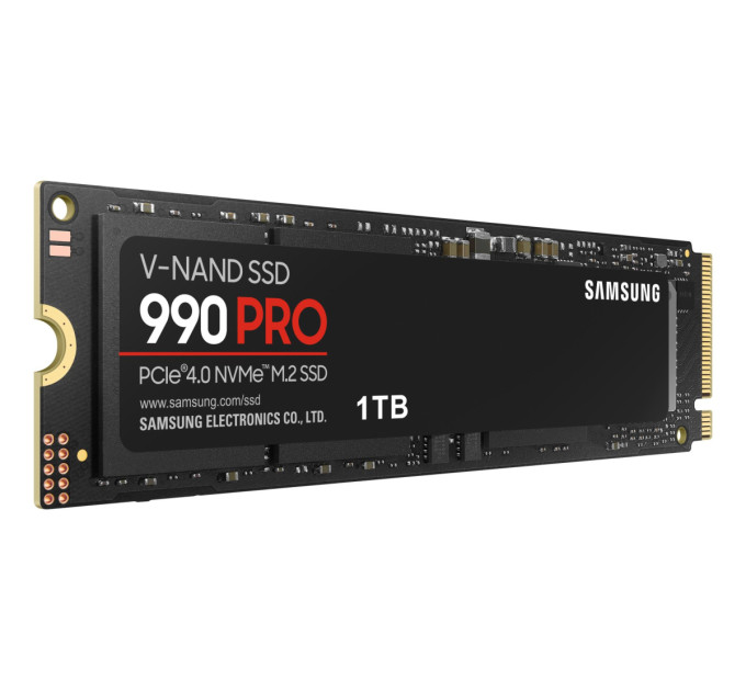 Твердотільний запам’ятовувальний пристрій накопичувач (SSD) G4 M.2 NVME 1TB 990 PRO MZ-V9P1T0BW SAMSUNG