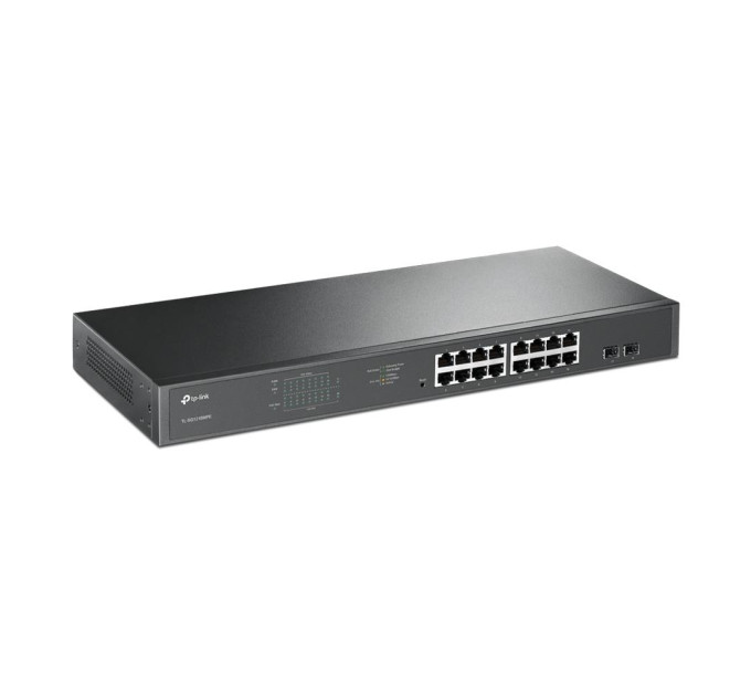 16-портовий гігабітний Smart коммутатор PoE+ з 4 SFP-слотами, TL-SG1218MPE