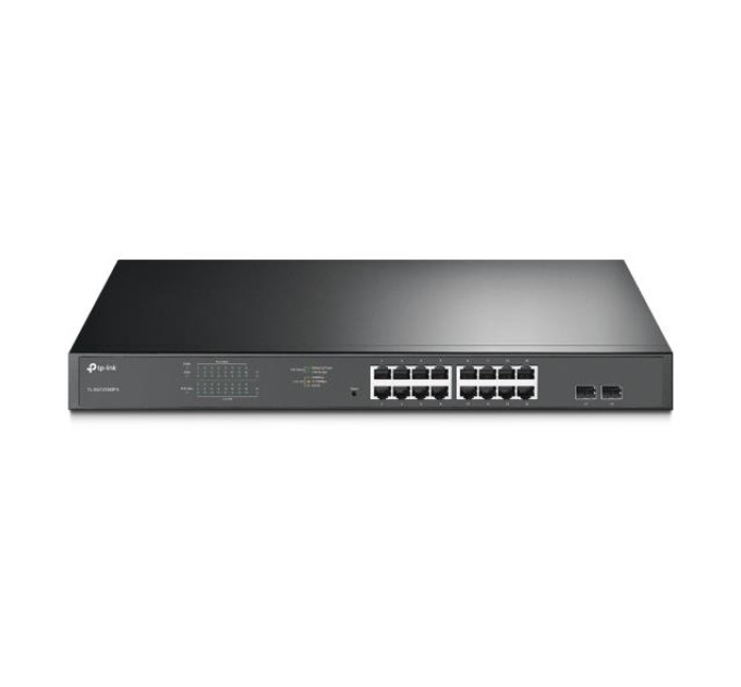 16-портовий гігабітний Smart коммутатор PoE+ з 4 SFP-слотами, TL-SG1218MPE