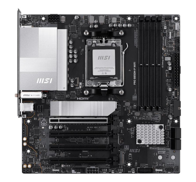 MSI Материнська плата AMD B850 SAM5 MATX PRO B850M-P WIFI MSI