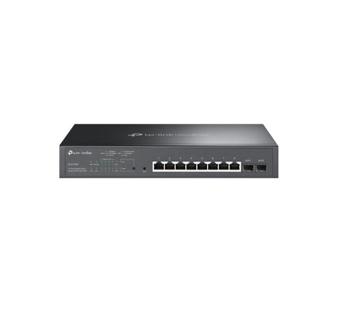 JetStream 10-портовий гігабітний комутатор з 8 портами PoE+, SG2210MP TP-LINK