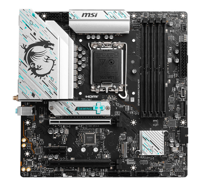 MSI Материнська плата B760 S1700 MATX B760M GAMING PLUS WIFI MSI