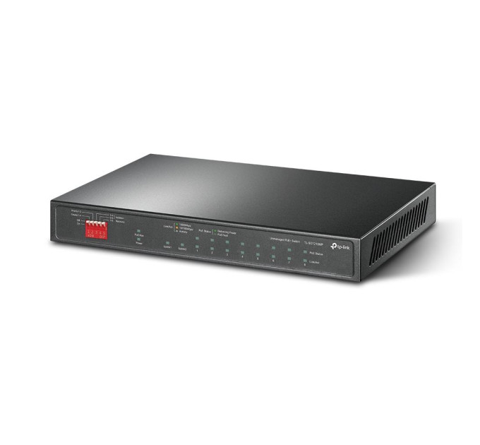 10-портовий гігабітний комутатор з 8 РоЕ+ портами, TL-SG1210MP TP-LINK