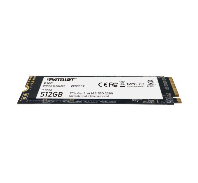 Твердотільний запам’ятовувальний пристрій накопичувач (SSD) M.2 2280 512GB P300 P300P512GM28 PATRIOT