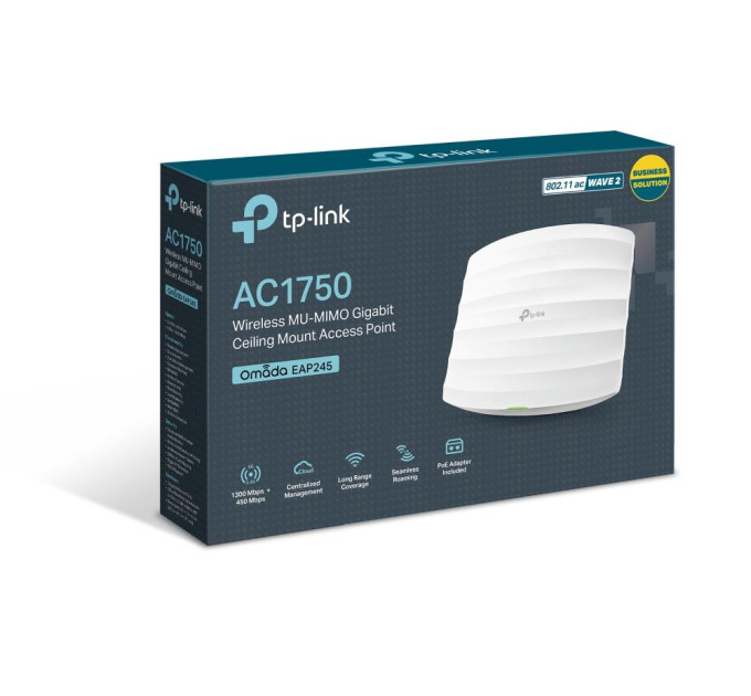 Мережеве обладнання, Точка доступу 1750MBPS OMADA DUAL BAND EAP245 TP-LINK