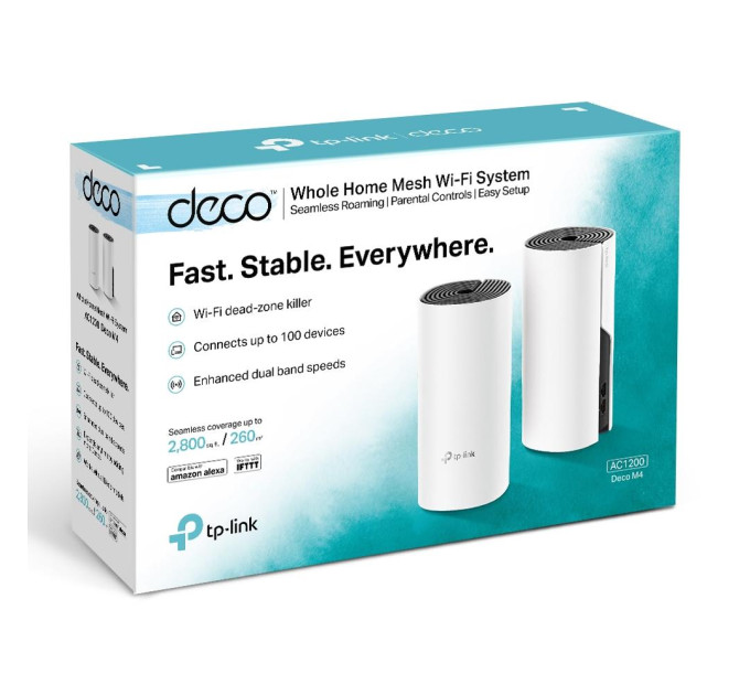 Домашня Mesh Wi-Fi система (2 шт у комплекті), арт.Deco M4(2-pack)