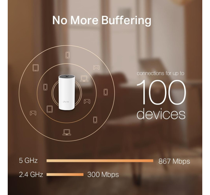Домашня Mesh Wi-Fi система (2 шт у комплекті), арт.Deco M4(2-pack)