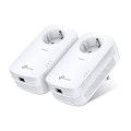 Гігабітний Powerline адаптер з вбудованою розеткою , TL-PA8010PKIT TP-LINK