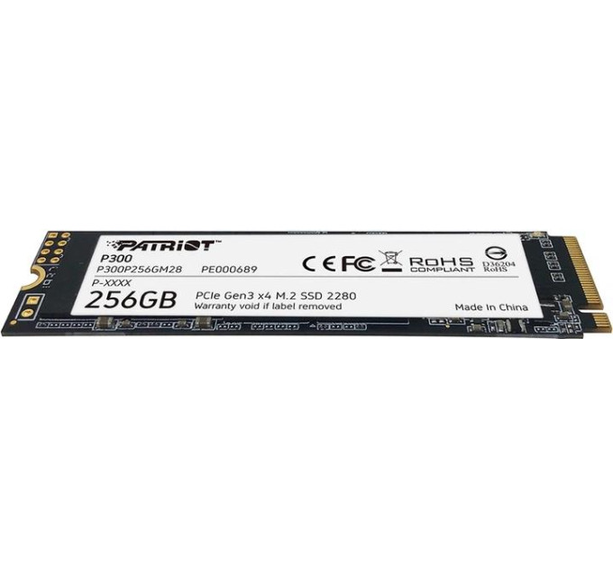 Твердотільний запам’ятовувальний пристрій накопичувач SSD M.2 2280 256GB P300 P300P256GM28 PATRIOT