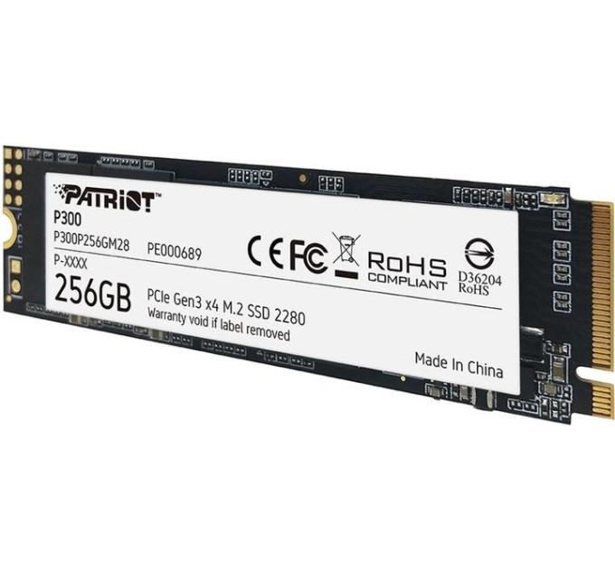 Твердотільний запам’ятовувальний пристрій накопичувач SSD M.2 2280 256GB P300 P300P256GM28 PATRIOT