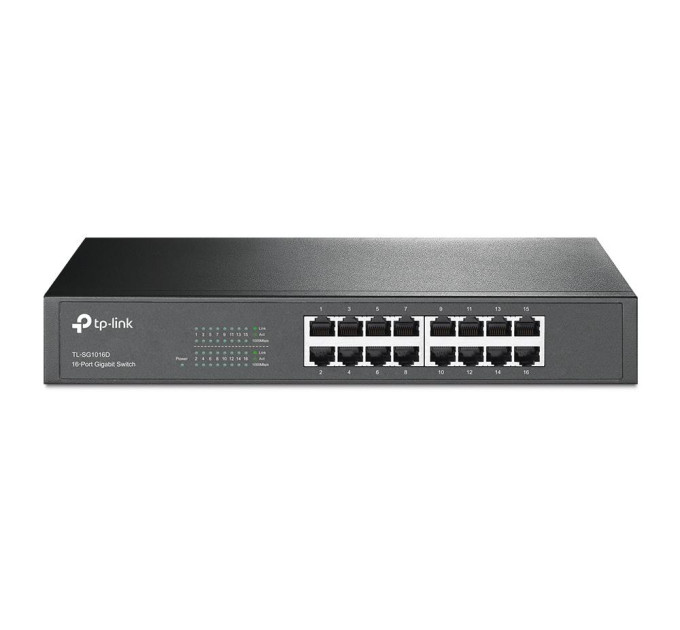 Комутатор некерований, мережеве обладнання, TL-SG1016D TP-LINK