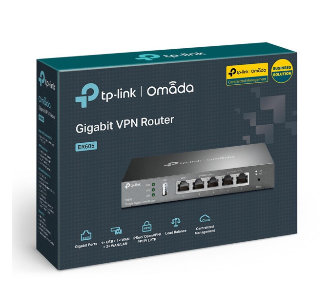 TP-Link Гiгабiтний VРN-маршрутизатор, ER605