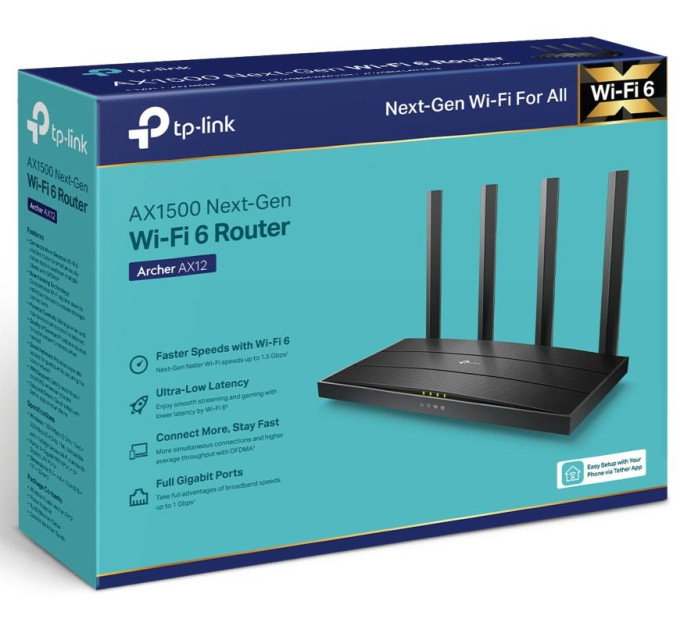 TP-Link Бездротовий маршрутизатор, Archer AX53 TP-LINK