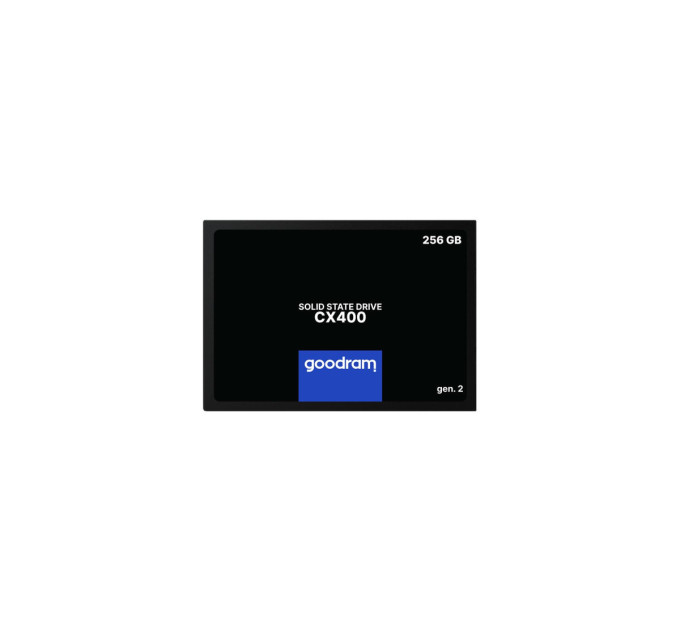 Goodram Твердотільний запам’ятовувальний пристрій накопичувач (SSD) SATA2.5" 256GB CX400 SSDPR-CX400-256-G2 GOODRAM