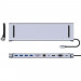 Порт-реплікатор Dynamode 11-in-1 USB-C to HDTV 4K/30Hz, VGA, 1хUSB3.0, RJ45, Type-C PD, Audio, SD/MicroSD (BYL-2003)