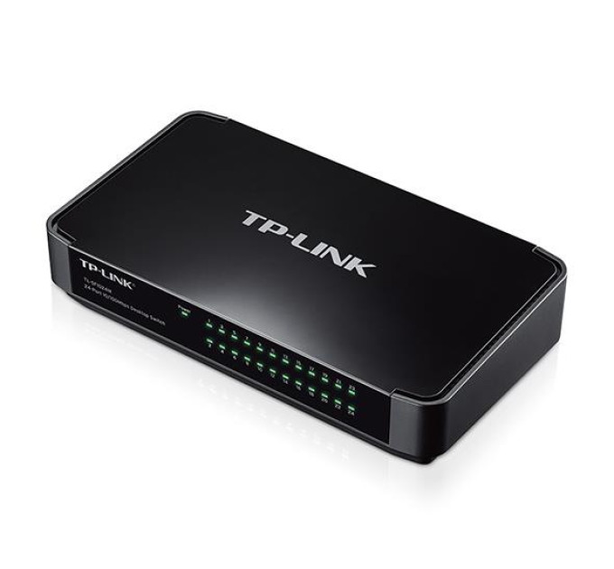 Мережеве обладнання, 24-портовий 10 / 100Mbps настільний комутатор, TL-SF1024M TP-LINK