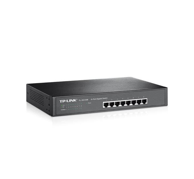 Комутатор некерований, мережеве обладнання, TL-SG1008 TP-LINK