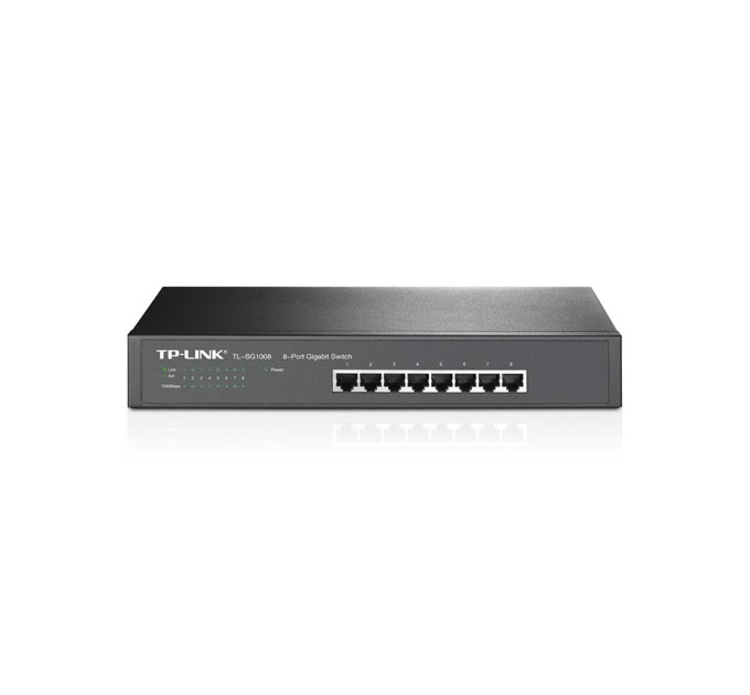Комутатор некерований, мережеве обладнання, TL-SG1008 TP-LINK