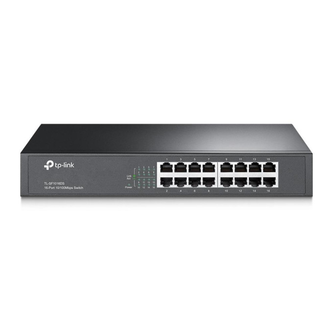 Комутатор некерований, мережеве обладнання, TL-SF1016DS TP-LINK