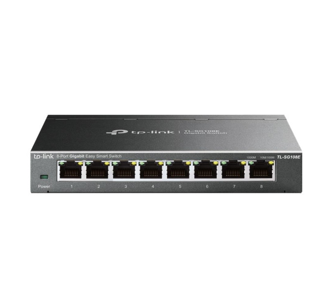 Комутатор керований, мережеве обладнання, TL-SG108E TP-LINK