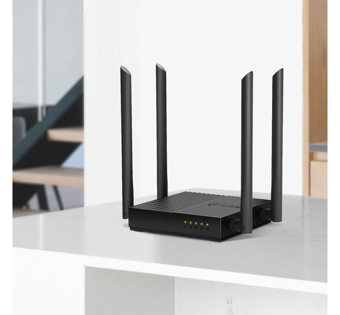 Точка доступу з функцією маршрутизації, мережеве обладнання 1200MBPS 1000M 4P DUAL BAND ARCHER C64 TP-LINK