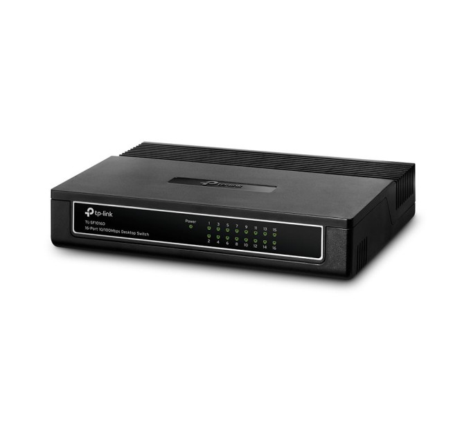 Комутатор некерований, мережеве обладнання, TL-SF1016D TP-LINK