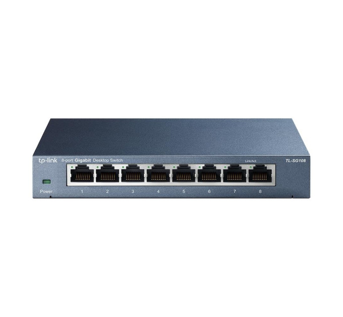 Комутатор некерований, мережеве обладнання, TL-SG108 TP-LINK