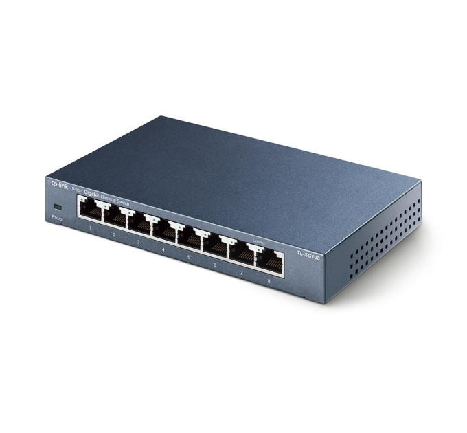 Комутатор некерований, мережеве обладнання, TL-SG108 TP-LINK