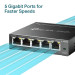 Комутатор керований, мережеве обладнання, TL-SG105E TP-LINK