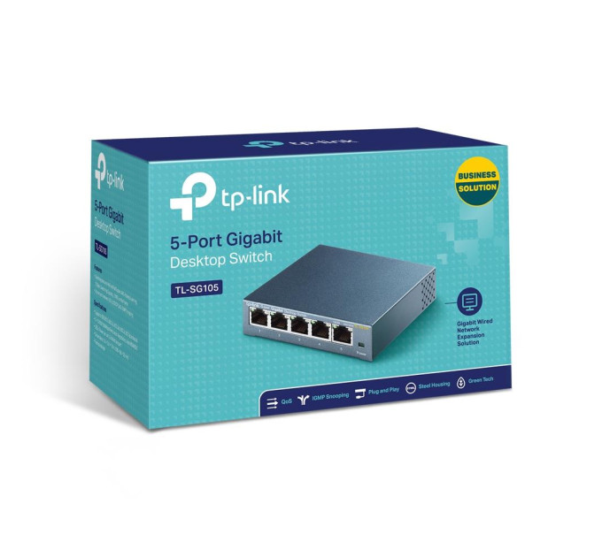 Комутатор некерований, мережеве обладнання, TL-SG105 TP-LINK