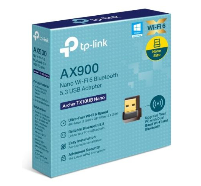 USB адаптер, Archer TX10UB Nano TP-LINK