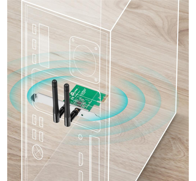 Бездротовий мережевий адаптер, TL-WN881ND TP-LINK