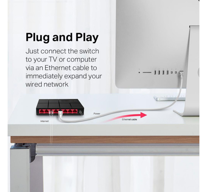 Коммутатор MERCUSYS MS108G 8 PORT 10/100/1000M