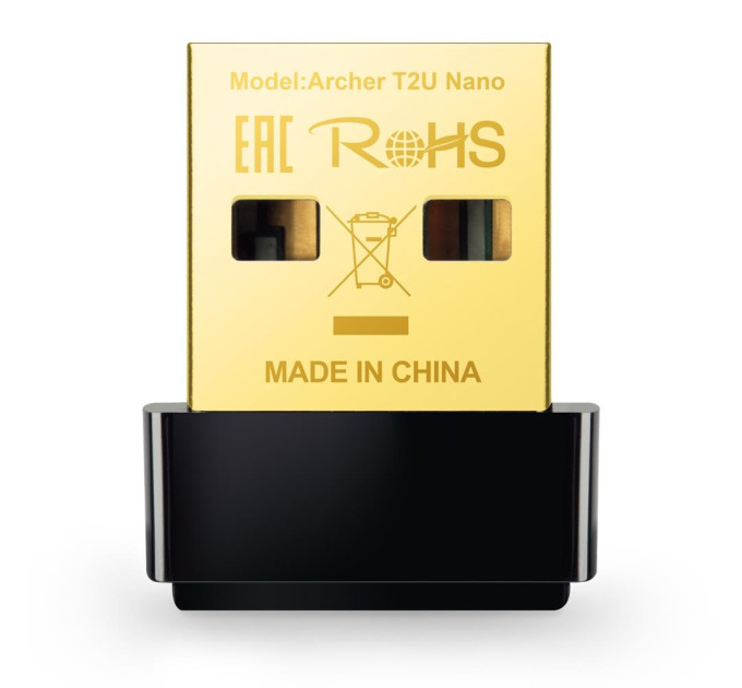Бездротовий двохдіапазонний мережевий USB-адаптер, Archer T2U Nano