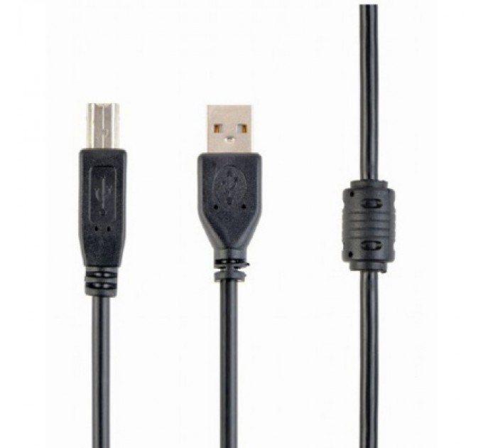 Кабель для принтера USB 2.0 AM/BM 1.5m ferrite Cablexpert (CCFB-USB2-AMBM-1.5M)