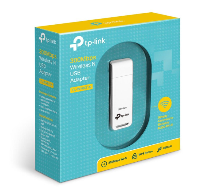 Бездротовий мережевий адаптер, TL-WN821N TP-LINK