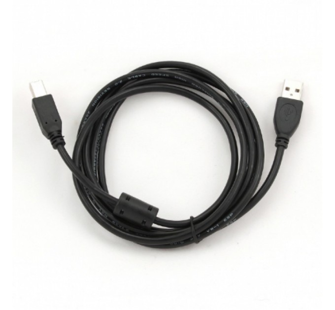 Cablexpert Кабель для принтера USB 2.0 AM/BM 3.0m ferrite Cablexpert (CCFB-USB2-AMBM-3M)