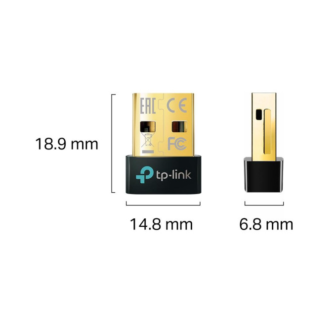 Bluetooth 5.0 Nano USB адаптер, UB500 TP-LINK