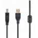 Cablexpert Кабель для принтера USB 2.0 AM/BM 3.0m ferrite Cablexpert (CCFB-USB2-AMBM-3M)