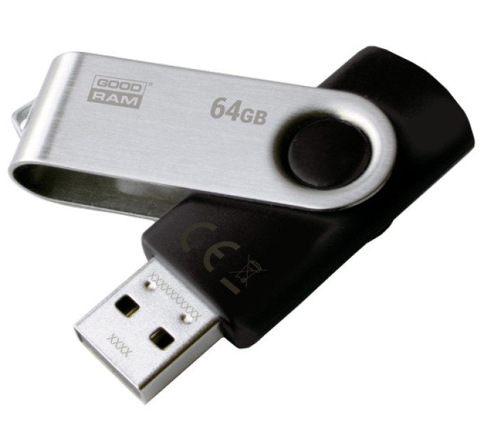 Флешка USB Flash 64GB USB 2.0 Goodram Twister  Black