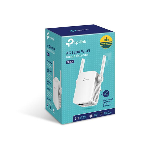 Ретранслятор TP-Link RE305  (AC1200, 1*FE, 2