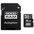 Карта пам'яті MicroSDHC  16GB UHS-I Class 10 Goodram + SD-adapter (M1AA-0160R12)