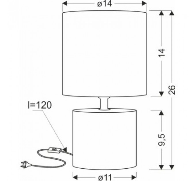 Настільна лампа Candellux 41-24398 DINA (41-24398)